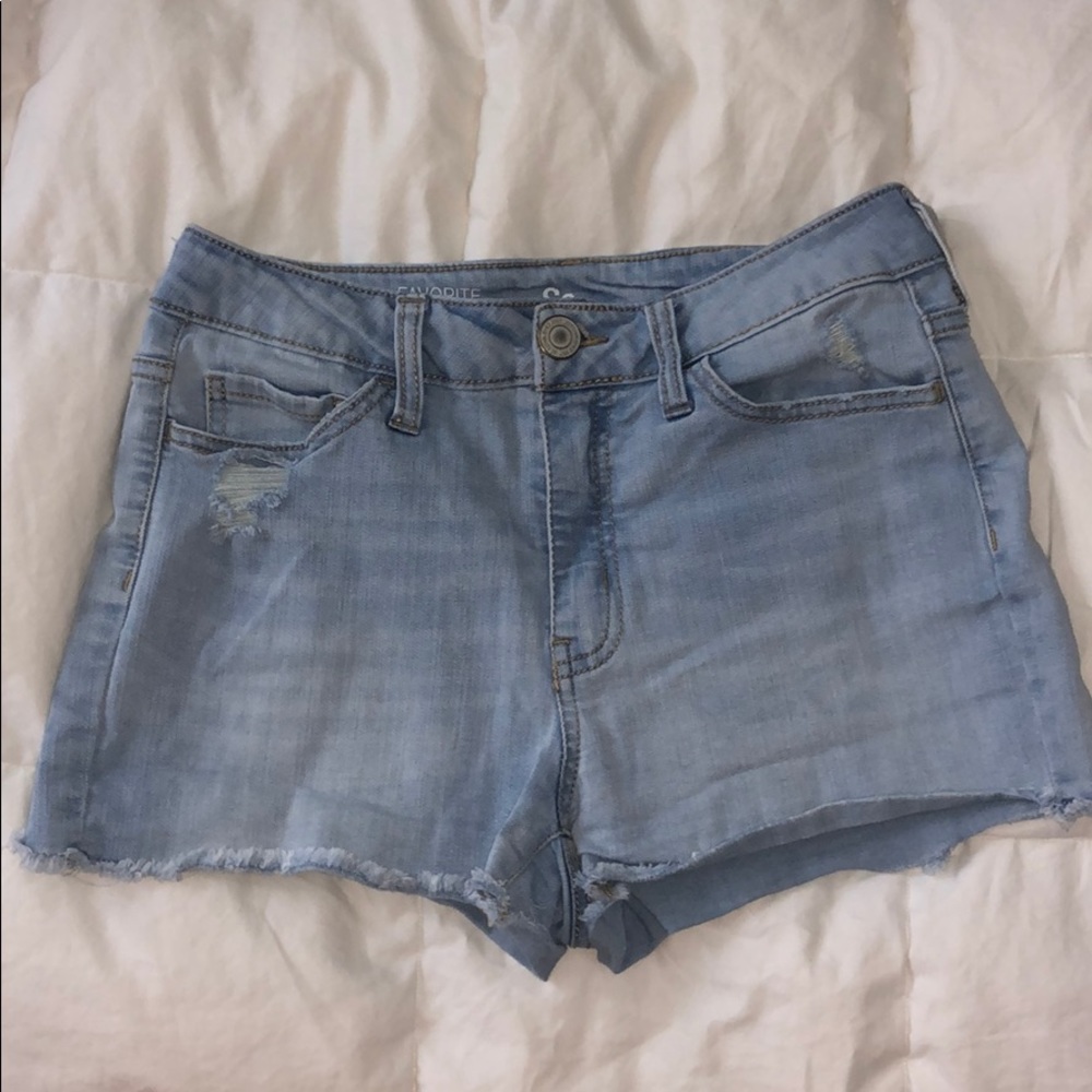 Denim shorts